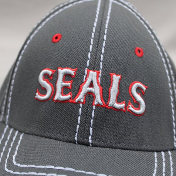 Victoria Seals Hat (Retro) - Arch Script by Zephyr - Adult Flexfit (M/L) - Picture 2 of 9